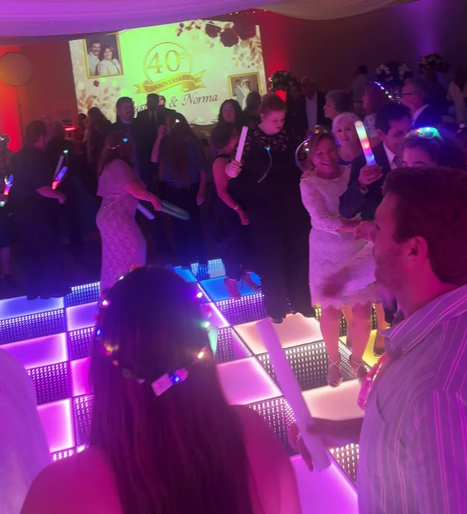 Birthday Celebration LED Floor Party Los Angeles