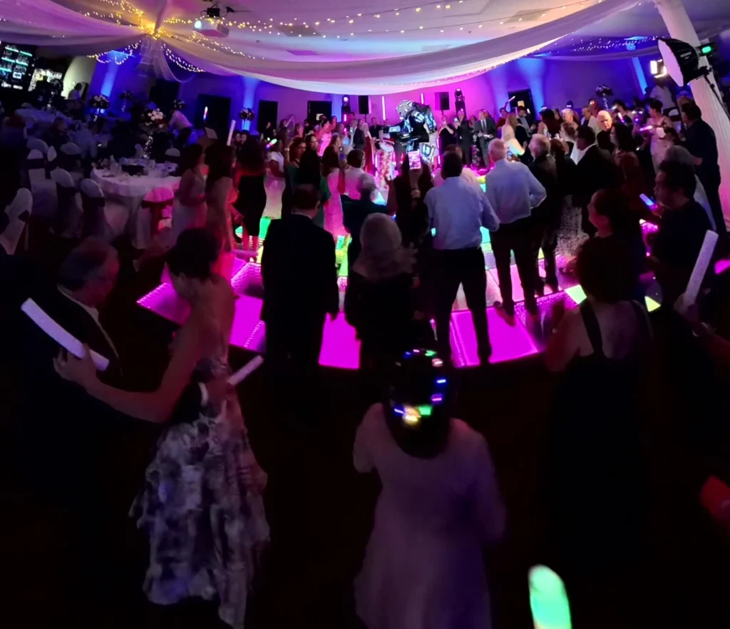 Los Angeles Party DJ LED Dance Floor Crowd