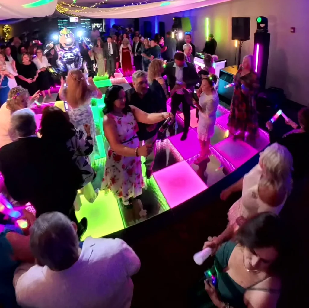 Private Party LED Dance Floor Entertainment Los Angeles