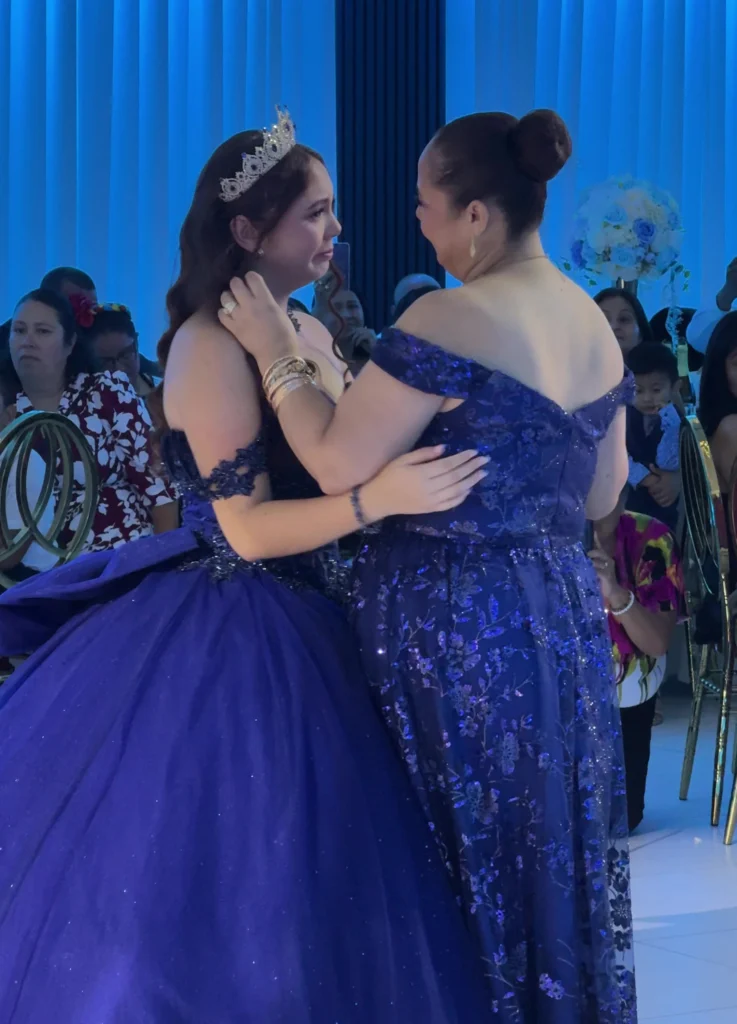 Quinceañera Dance Floor Family Moment Los Angeles